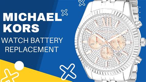 michael kors rose gold watch battery replacement|michael kors battery replacement size.